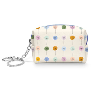 Dotted Palms Key Chain Pouch