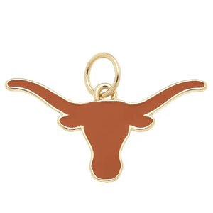 Enamel Longhorn Charm