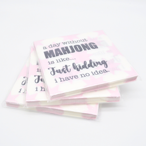Day Without Mahjong Cocktail Napkins