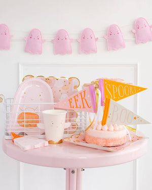 Ghost w/Pumpkin Plates