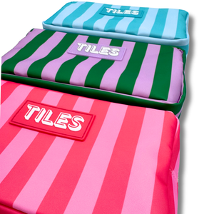 Striped Mahjong Tile Bags