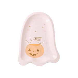 Ghost w/Pumpkin Plates