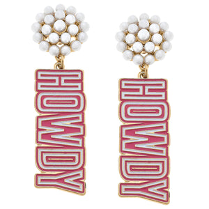 Howdy Pearl Cluster Earrings