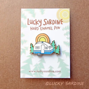 Happy Camper Enamel Pin