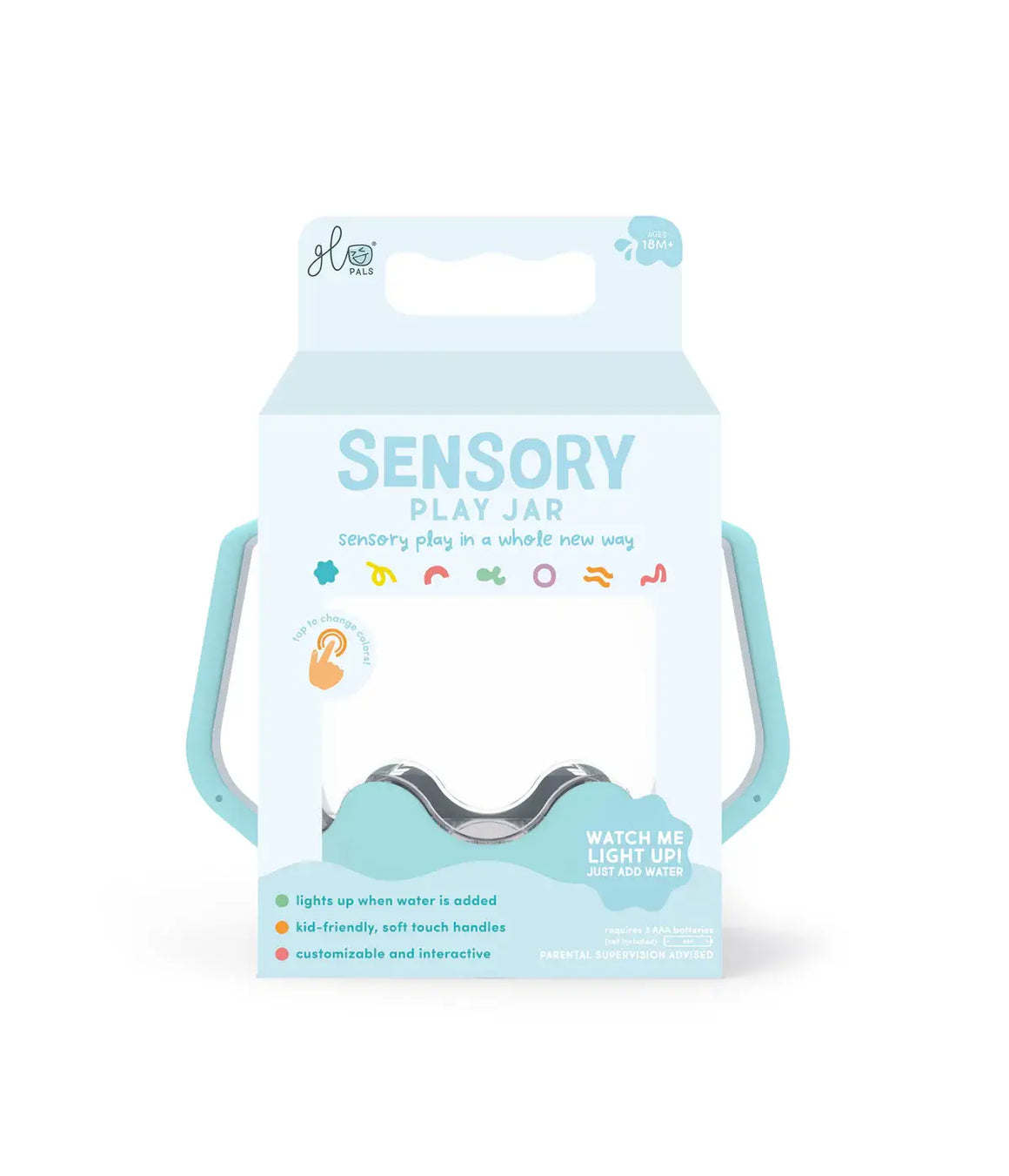 Frosty Blue Sensory Play Jar 