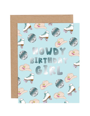 Howdy Birthday Girl Card