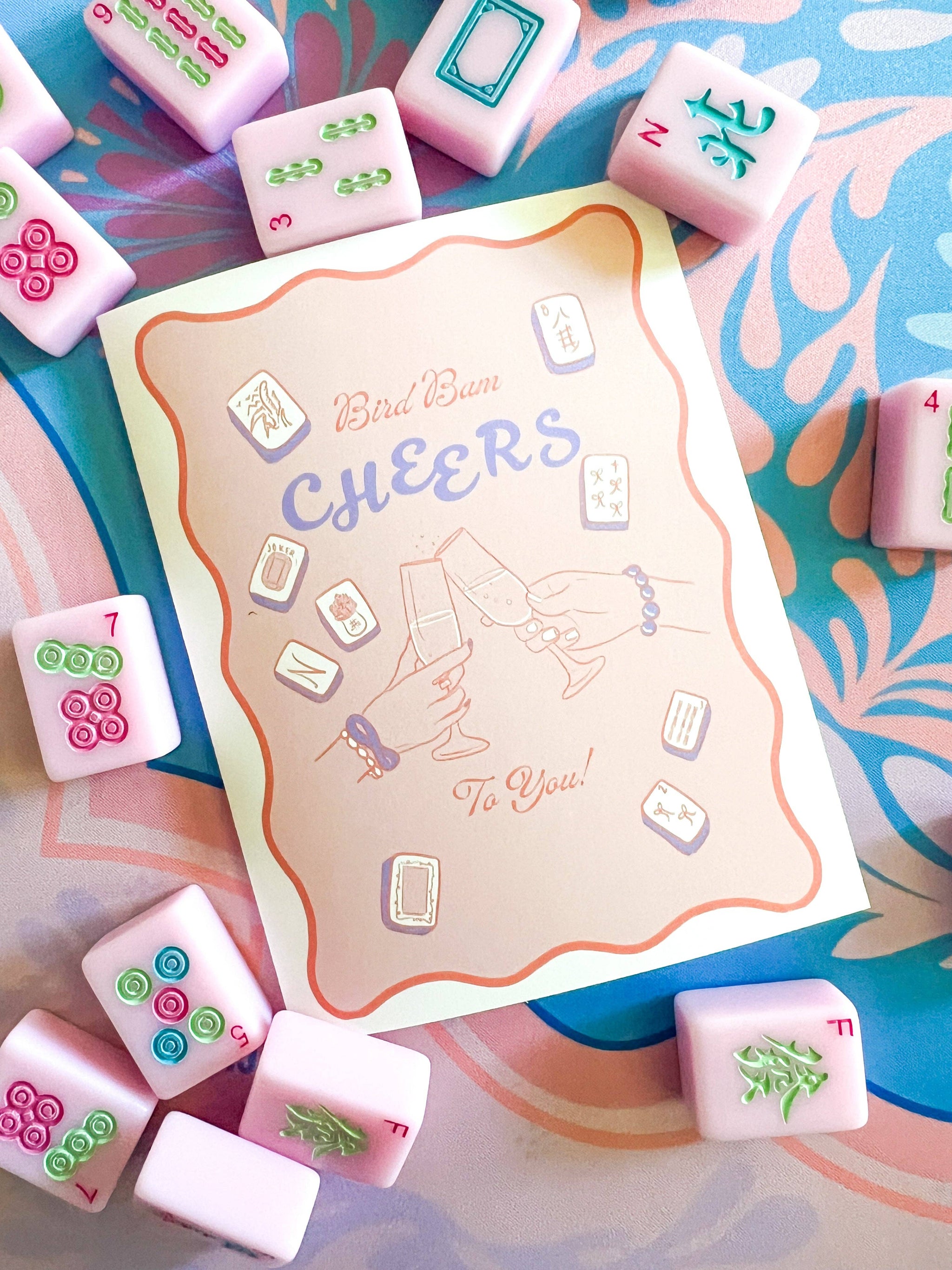 Mahjong Greeting Card