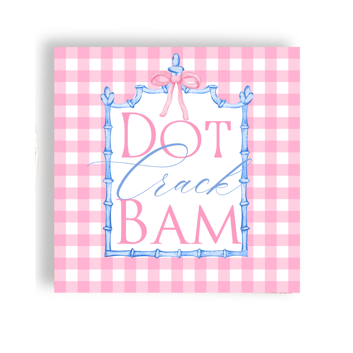 Mahjong Pink Cocktail Napkins