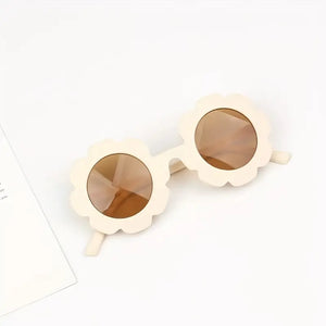 Kid's Flower Sunglasses | Cream