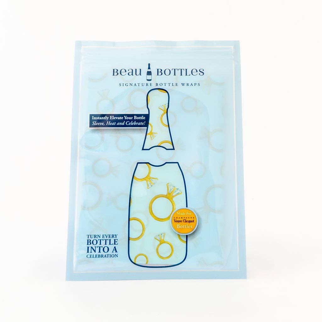 Beau Bottles Blue Engagement Ring - Made For Veuve