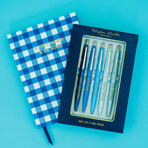 Blue Pen Set