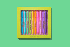 Motivational Colorful Gel Pen Set