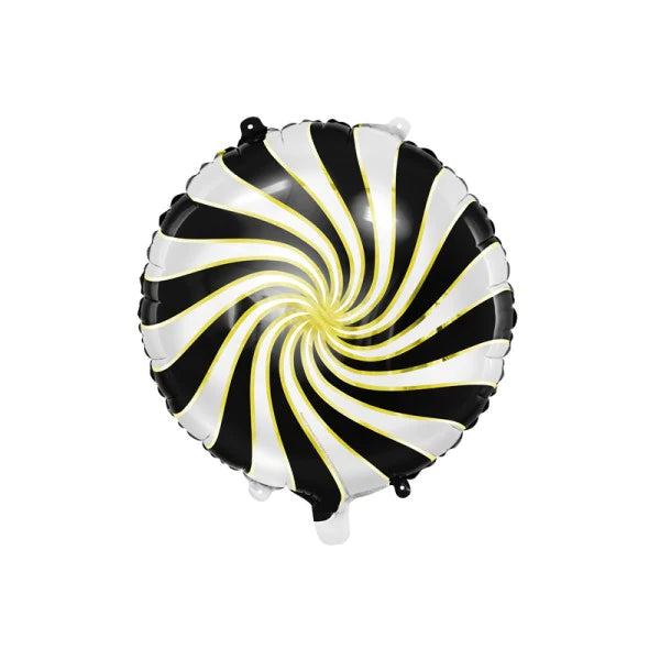 Black & White Candy Balloon 14"
