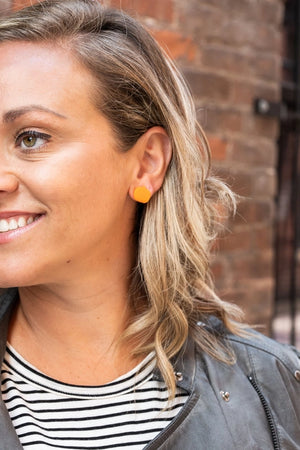 Pumpkin Earrings