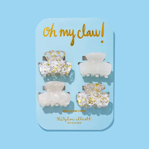 Mini Claw Clips | Pearl Confetti