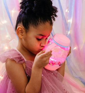 Bubblegum Pink Sensory Play Jar 