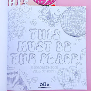 This Must Be the Place Coloring Book