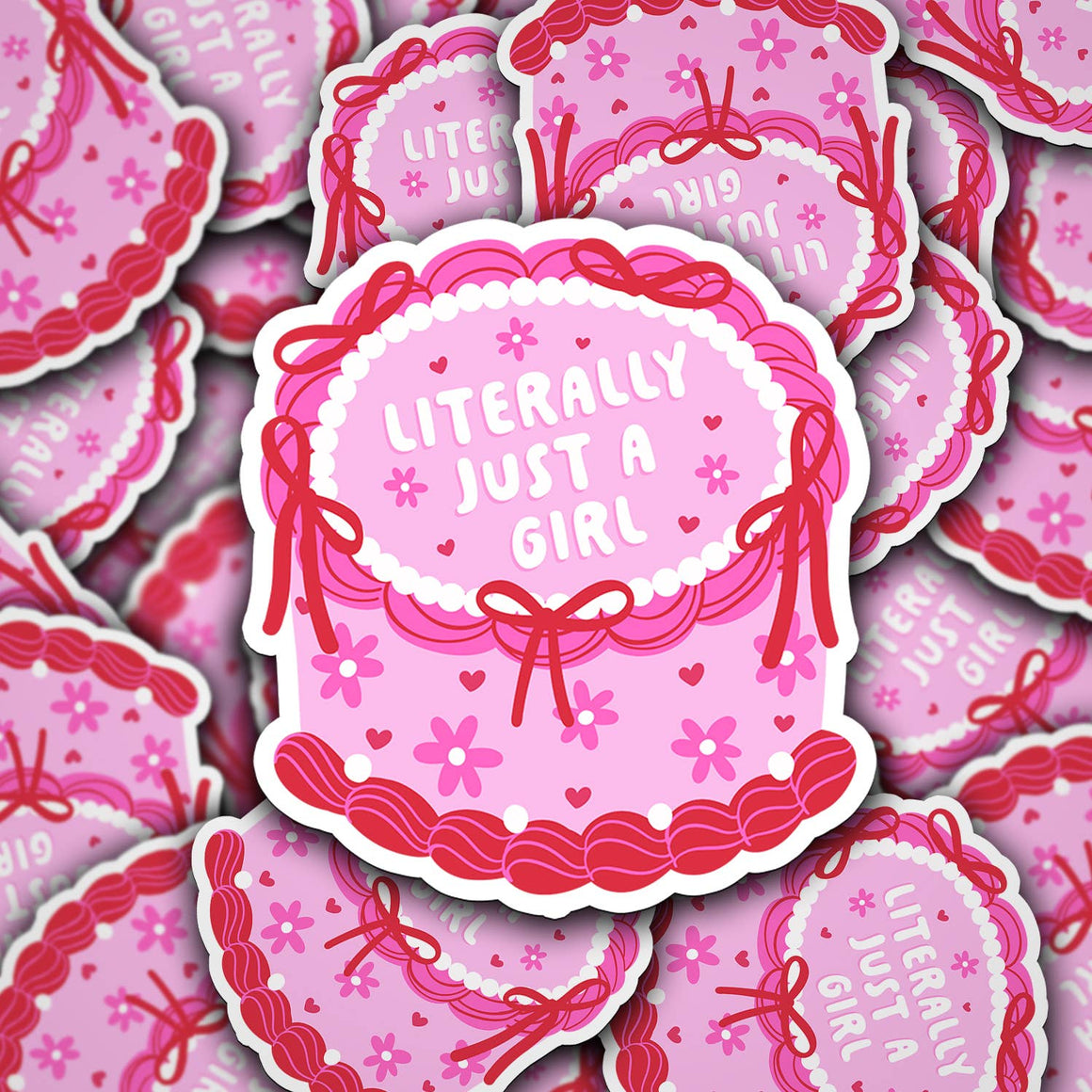 Lliterally Just a Girl Sticker