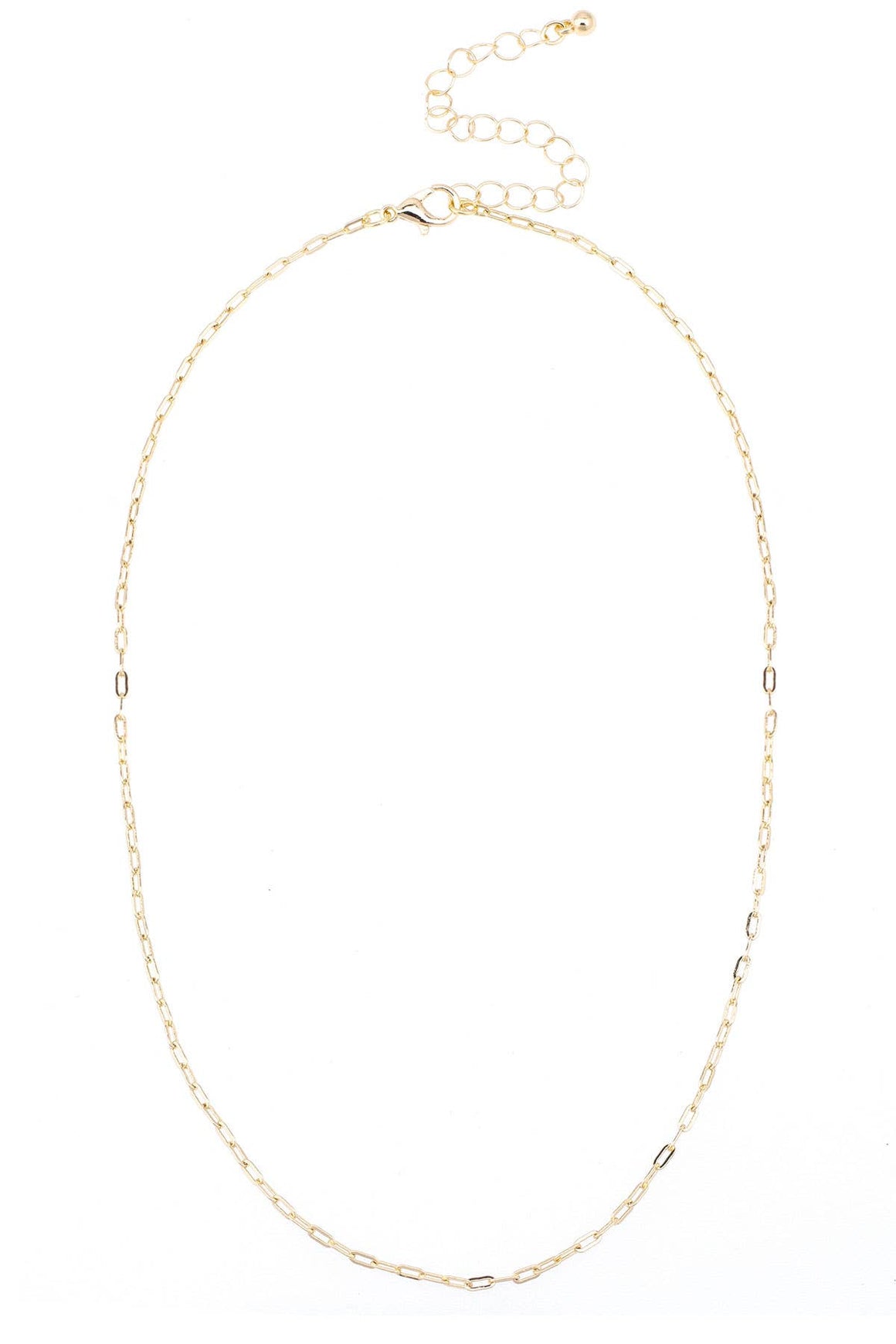 Natalia Micro Paperclip Chain Necklace