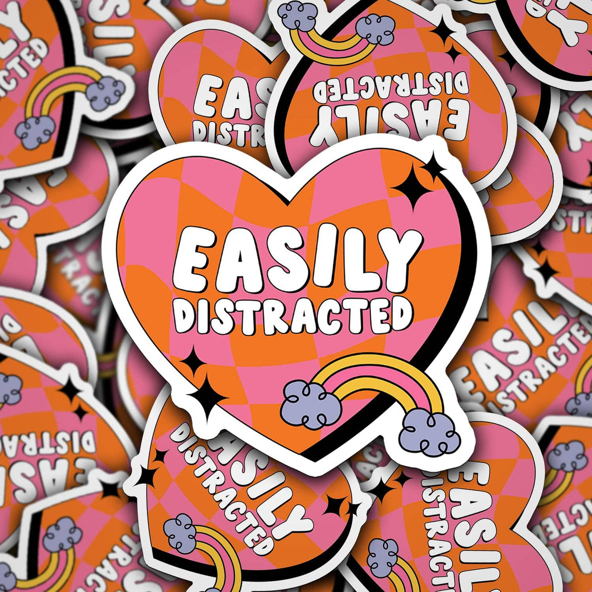 Easily Distracted Sticker