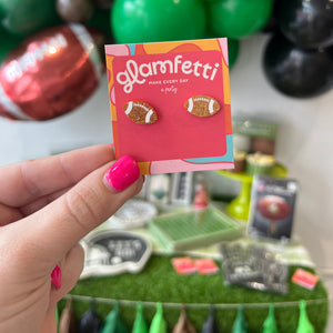 Football Earrings