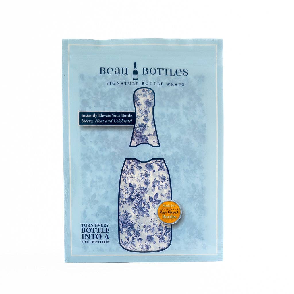Beau Bottles Grandmillenial Blue Floral - Made For Veuve