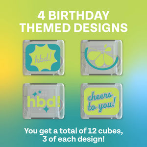 Glo Cubes Birthday 12-Pack