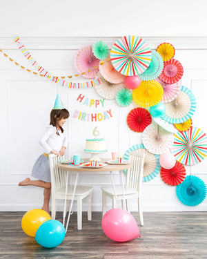Bright Happy Birthday Banner