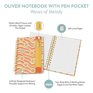 Daisy Waves Notebook
