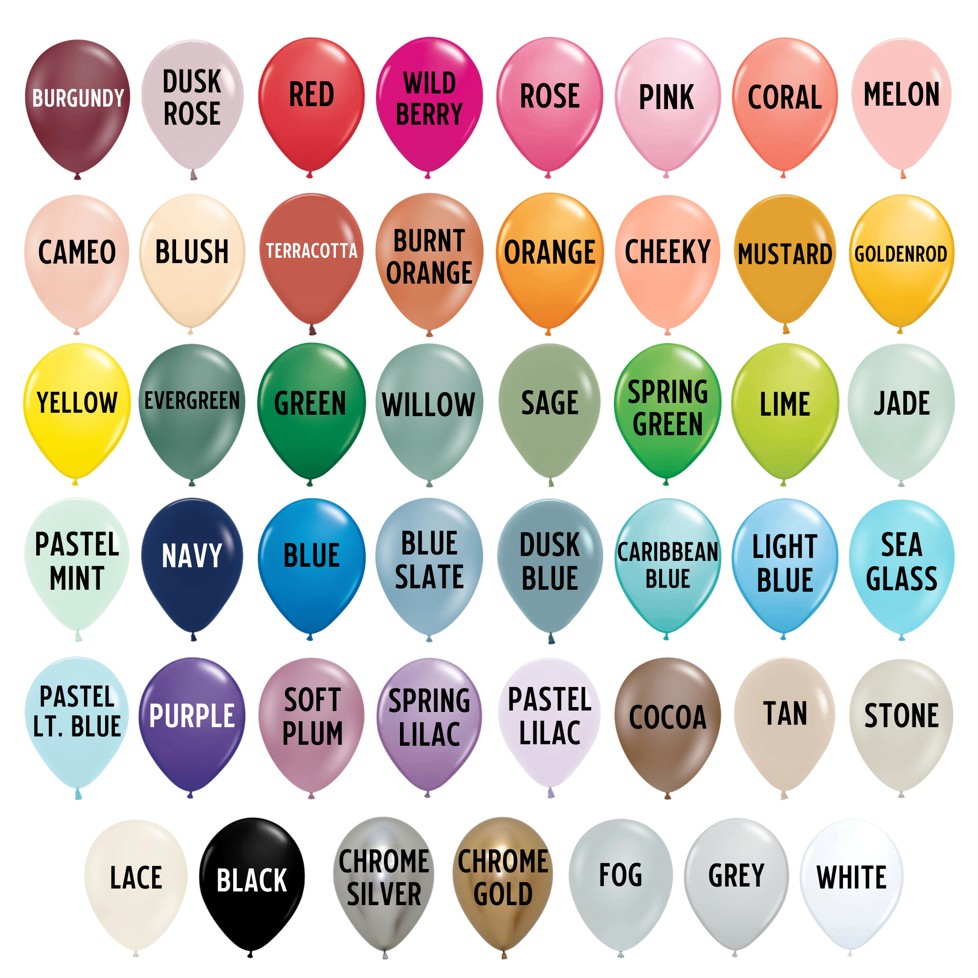 Color Garland Custom Colors DIY Balloon Garland Kit - Glamfetti