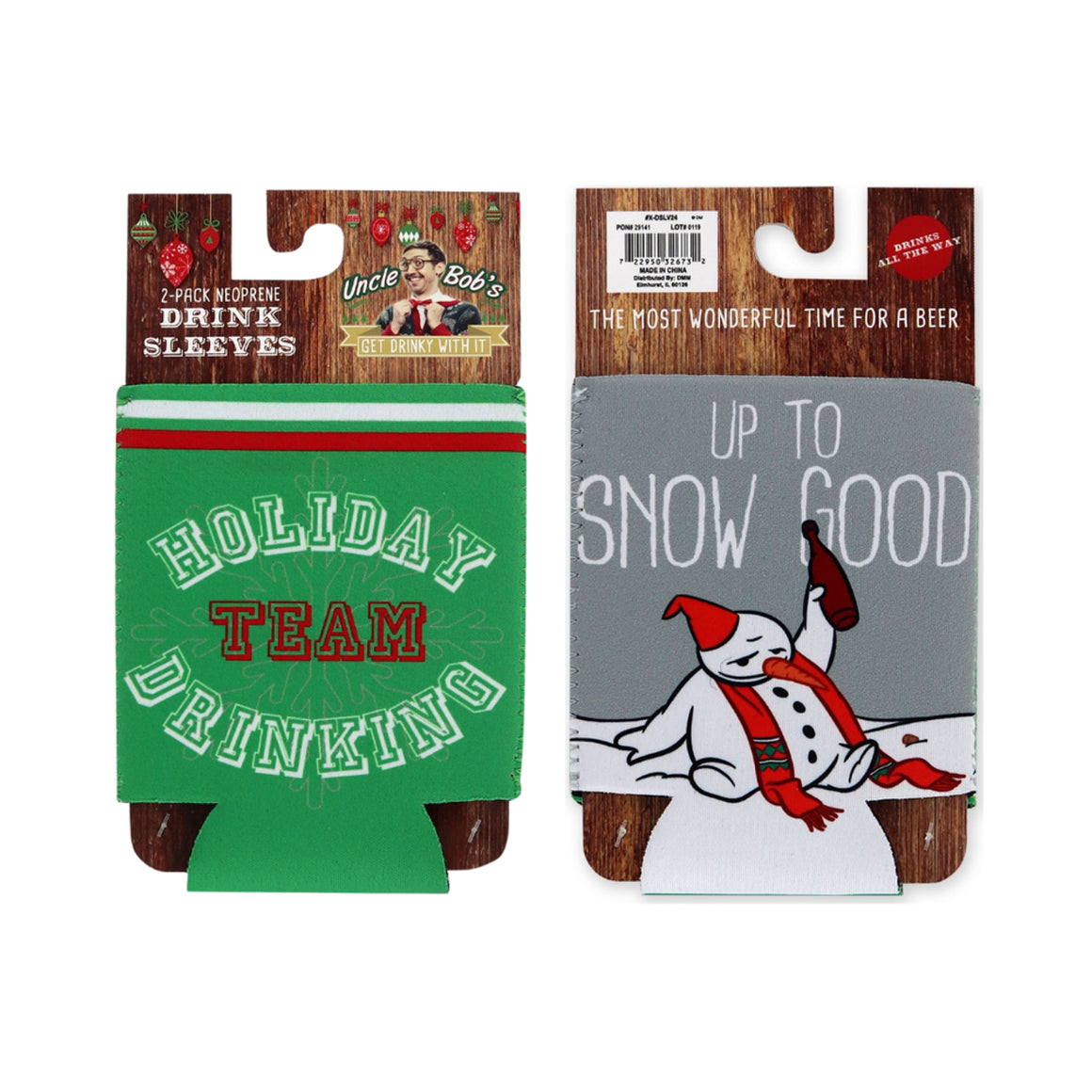 2-Pack Can Cooler | Holiday Drinking