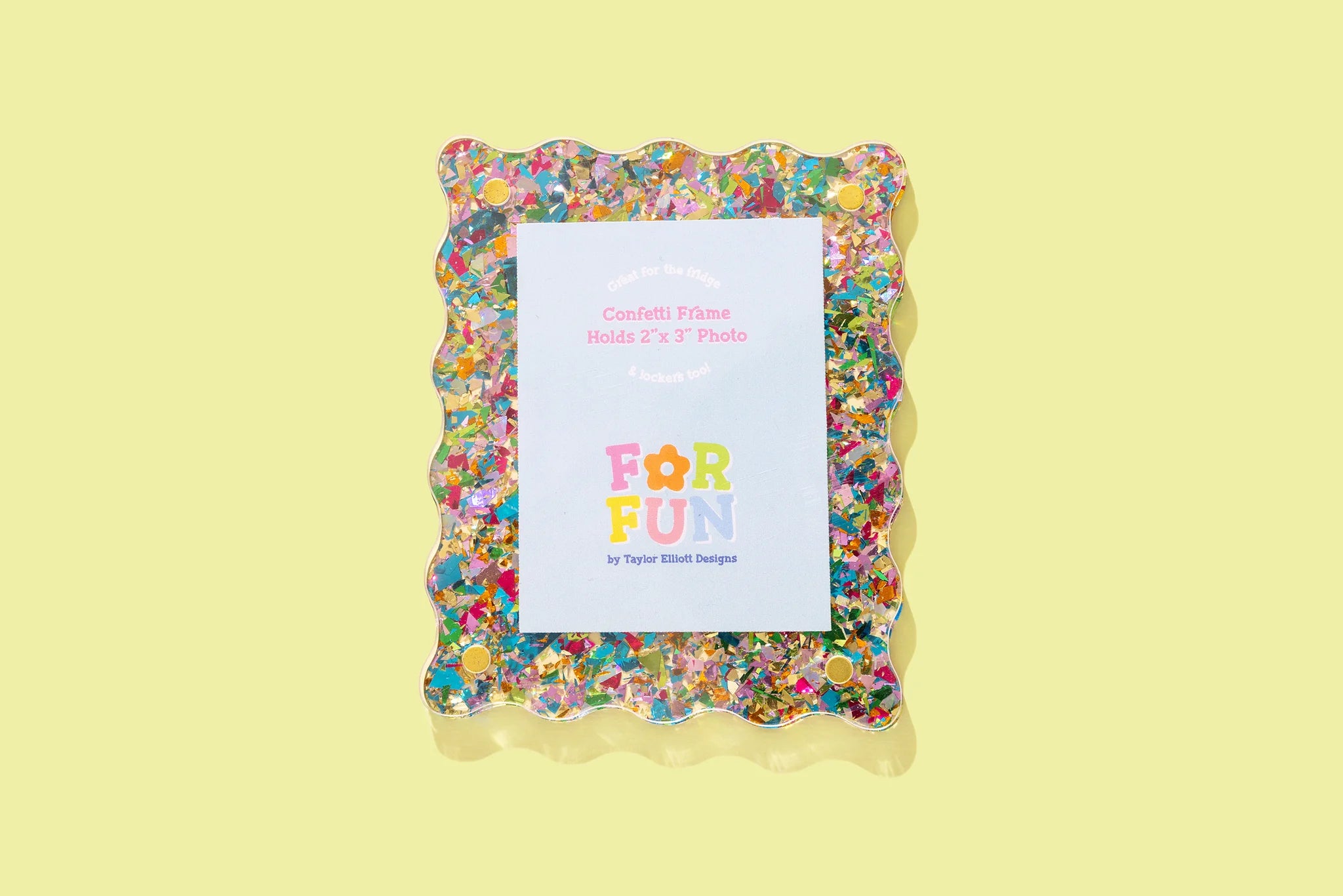 Magnetic Frame | Colorful Confetti
