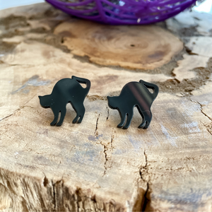 Spooky Cat Earrings