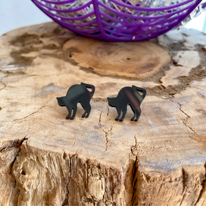 Spooky Cat Earrings