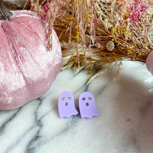 Heart Eye Ghost Earrings