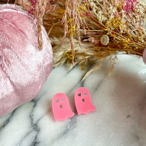 Heart Eye Ghost Earrings