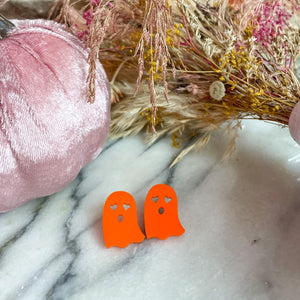 Heart Eye Ghost Earrings