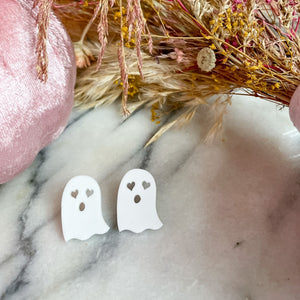 Heart Eye Ghost Earrings