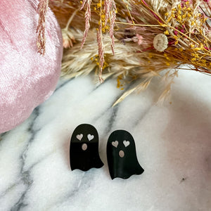 Heart Eye Ghost Earrings