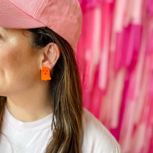 Heart Eye Ghost Earrings