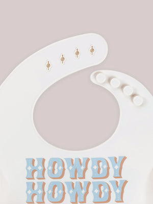 Howdy Partner Silicone Bib