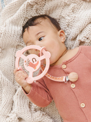 Silicone Teether Ring | Bloomin' Boot