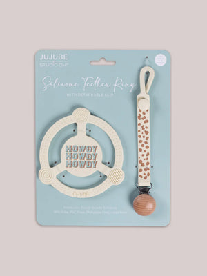Silicone Teether Ring | Howdy Partner