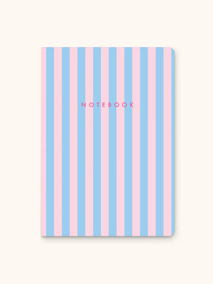 Cotton Candy Stripes Notebook
