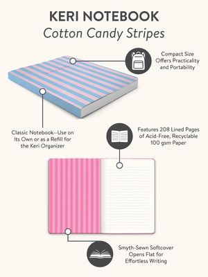 Cotton Candy Stripes Notebook