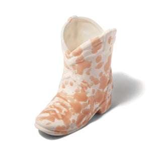 Cowboy Boot Candle | Cactus Flower