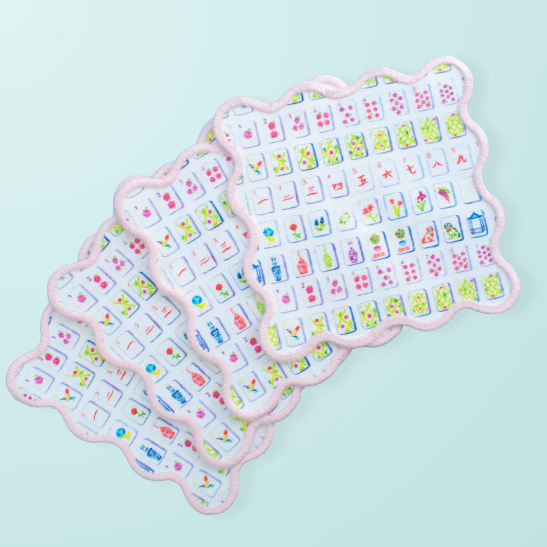 Mahjong Tile Cocktail Squares