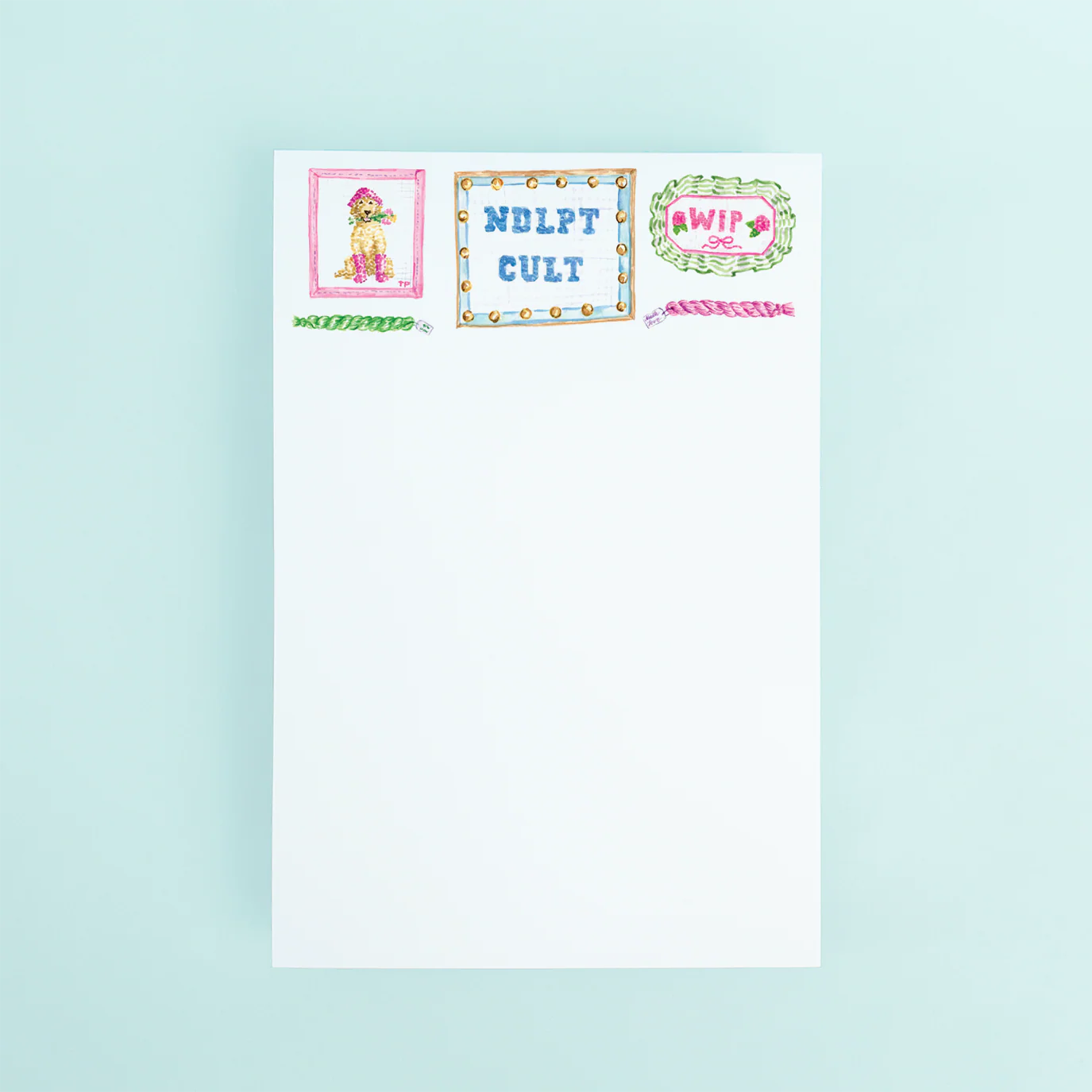 Needlepoint Cult Notepad