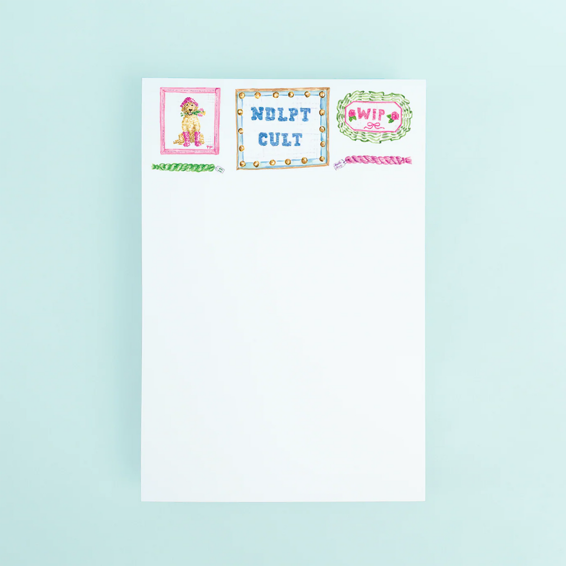 Needlepoint Cult Notepad