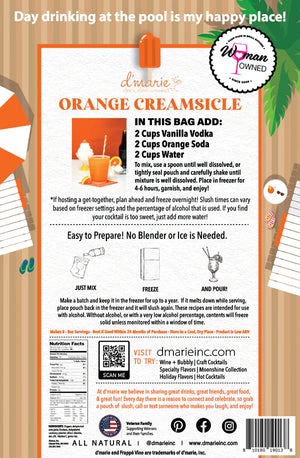 Orange Creamsicle Cocktail Slush